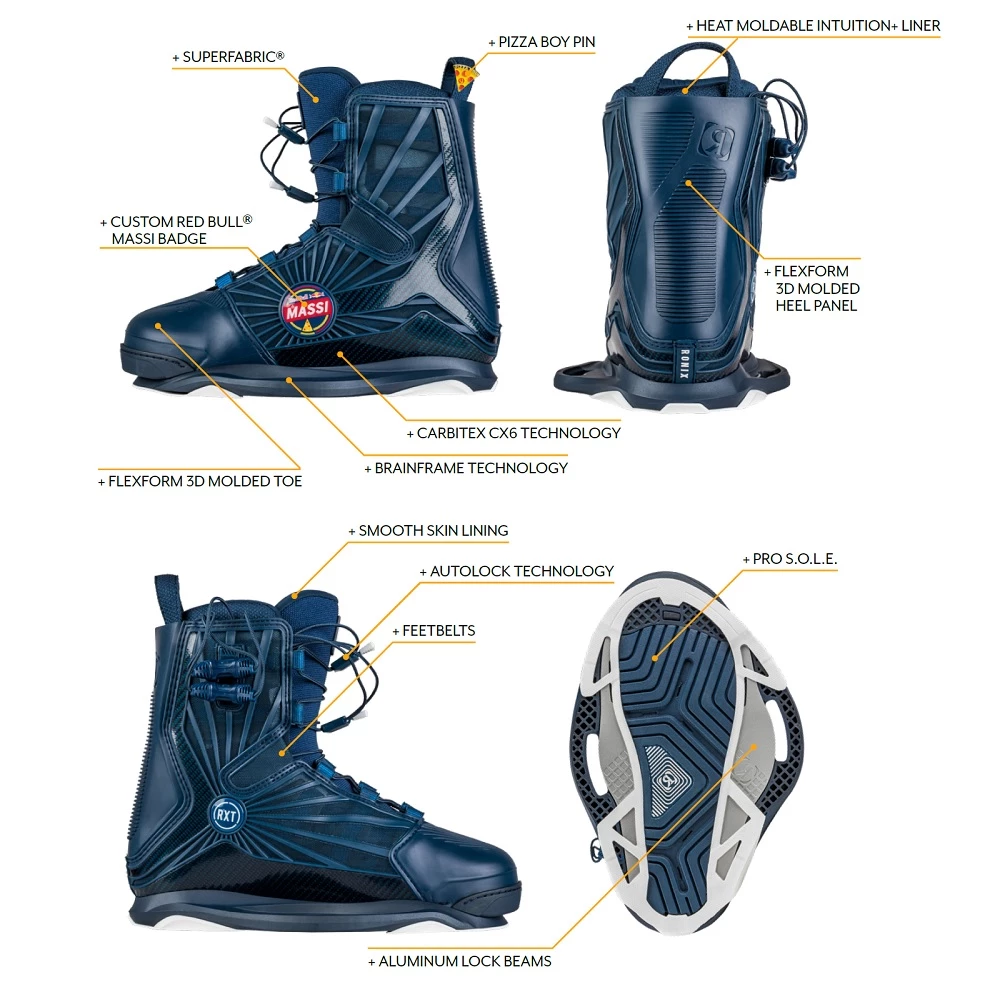 Ronix RXT Red Bull Edition Chausses De Wakeboard 4 Ronix RXT Red Bull Edition Chausses De Wakeboard â Image 3