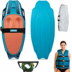 Jobe Slash Ensemble De Kneeboard Teal Bleu
