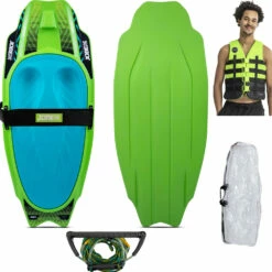 Jobe Slash Ensemble De Kneeboard Vert Citron Deluxe