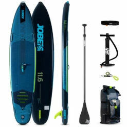 Jobe Duna Bleu Acier 11.6 Ensemble De Sup Gonflable Avec Pagaie Aluminium
