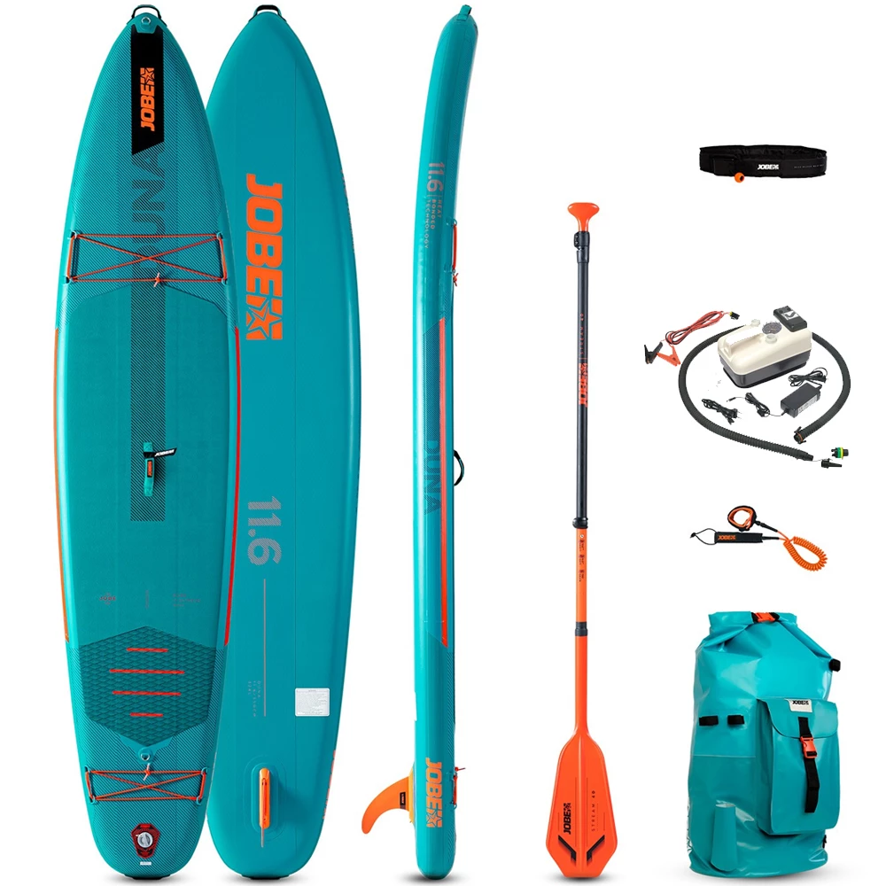 Jobe Duna Teal 11.6 Ensemble De Sup Gonflable Avec Pompe électrique 3 Jobe Duna Teal 11.6 Ensemble De Sup Gonflable Avec Pompe électrique
